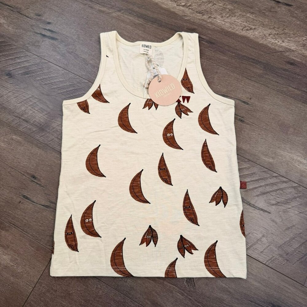 8-9Y Kidwild Banana AOP Tank NWT